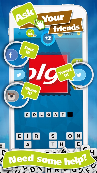 Screenshots of Guess Brand Logos - What's the Logo Name? Trivia Quiz Game for iPhone