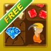 Treasure Miner Free - a 2d gem mining adventure