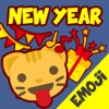 New Year Emoji - Holiday Emoticon Stickers & Emojis Icons for Message Greeting holiday greeting message 