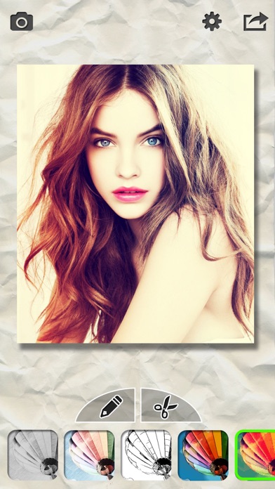 Screenshots of Pencil Sketch Pad - My Cartoon Effects Filter Booth & Portrait Photo Editor for iPhone