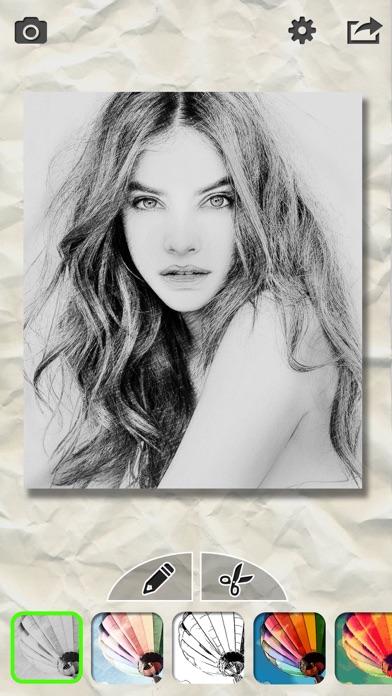 Screenshots of Pencil Sketch Pad - My Cartoon Effects Filter Booth & Portrait Photo Editor for iPhone