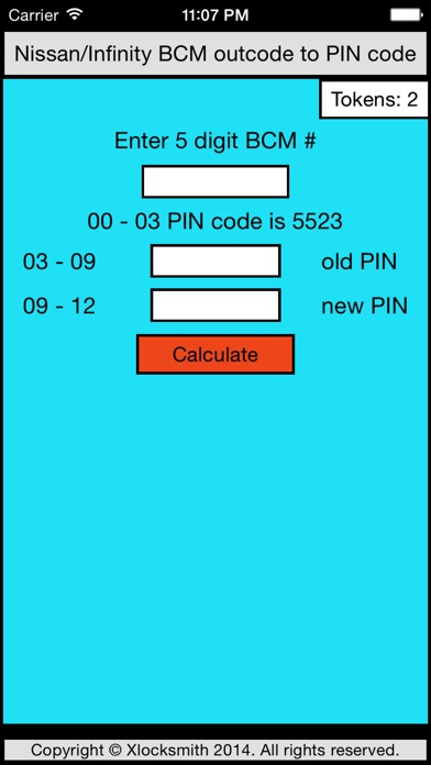 Nissan bcm pin code calculator