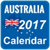Australia Calendar 2017 with Horoscope holidays 2017 