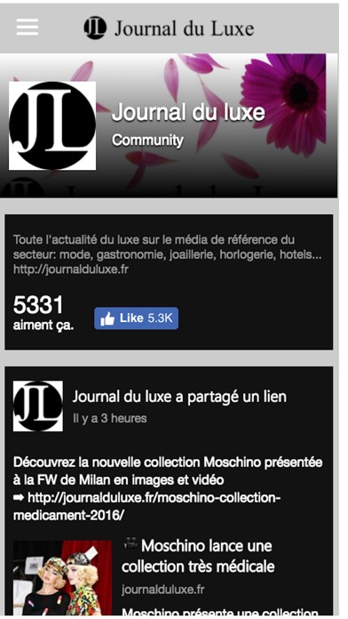 Journal du Luxe:  tou... screenshot1