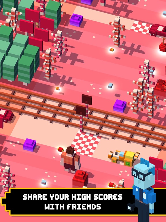 Screenshots of Disney Crossy Road for iPad