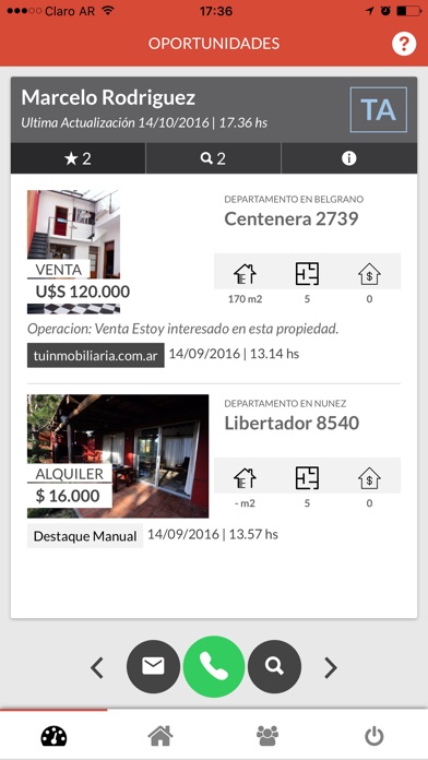 Captura de pantalla del iPhone 1