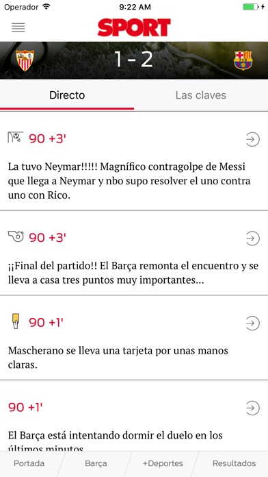 Captura de pantalla del iPhone 4