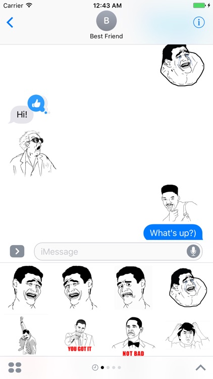 Human Faces Memes Stickers Pack by Yerzhan Tleuov