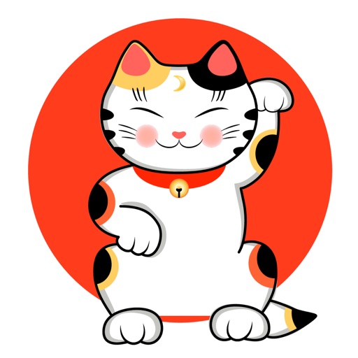 Maneki neko sticker pack по priyanka suduge.
