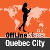 Quebec City Offline Map and Travel Trip Guide old quebec city map 