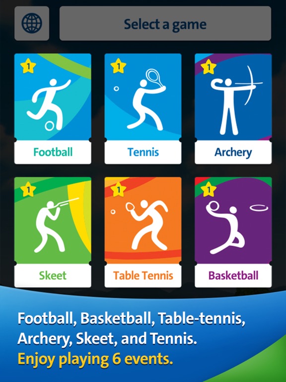 Screenshots of Rio 2016 Olympic Games for iPad