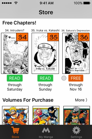 Official Naruto Manga - Free Chapters Every Day! screenshot