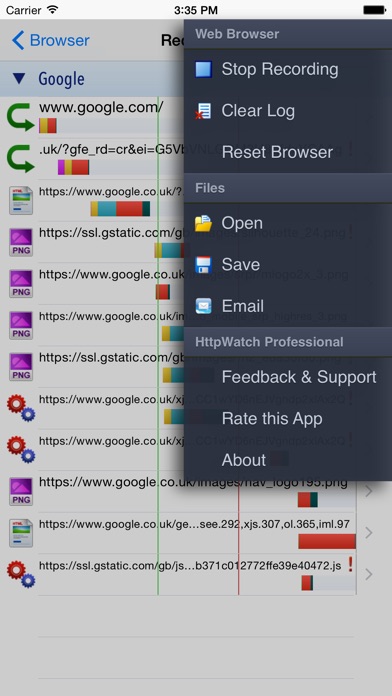 Httpwatch Professional review screenshots