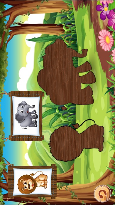 Screenshots of Animal Puzzles Games: Kids & Toddlers free puzzle for iPhone