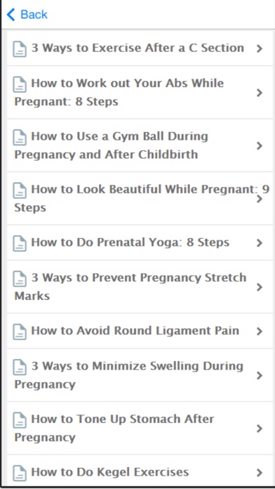Pregnancy Exercises -... screenshot1