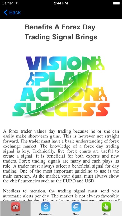 Apple trading signals