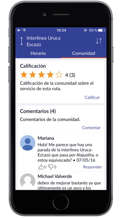 Captura de pantalla del iPhone 3