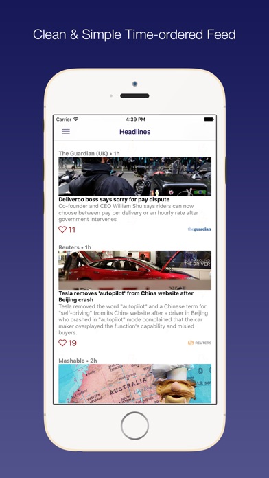 Newsflow: Real News Feed screenshot1