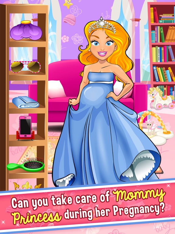 Screenshots of Princess Mommy's New Baby Doctor - my mom newborn salon games for little girl kids for iPad