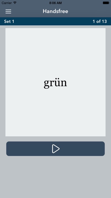 Screenshots of Learn German FREE - AccelaStudy® for iPhone