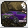 Purple Car Drift racer road speed