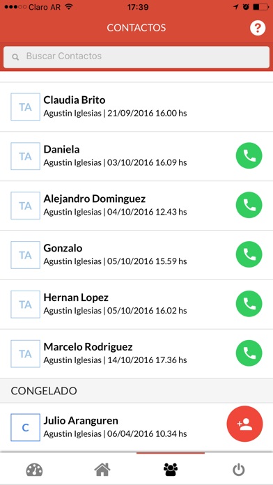 Captura de pantalla del iPhone 4