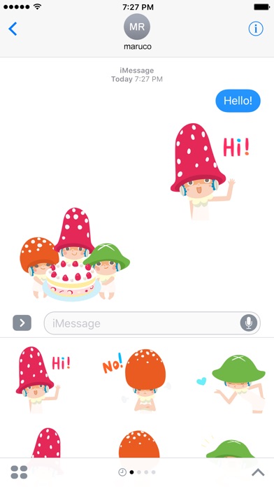 MUSHROOMS! ステッカーのスクリーンショット1 MUSHROOMS! ステッカーのスクリーンショット1