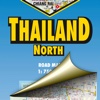 Thailand North. Road map. thailand map 