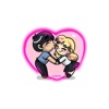 Sticker Love Our Way di Sunnylucy