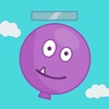 Rising hydrogen balloon rising